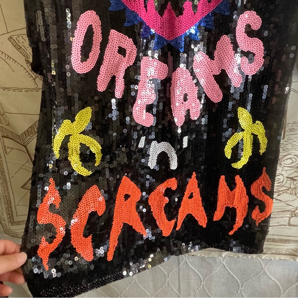 Sequined Dreams and Screams top - Picture 3 of 11